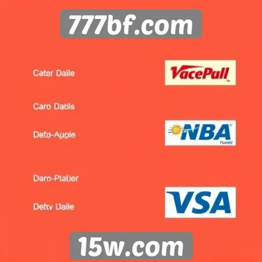 Métodos de pagamento disponíveis no 777bf.com